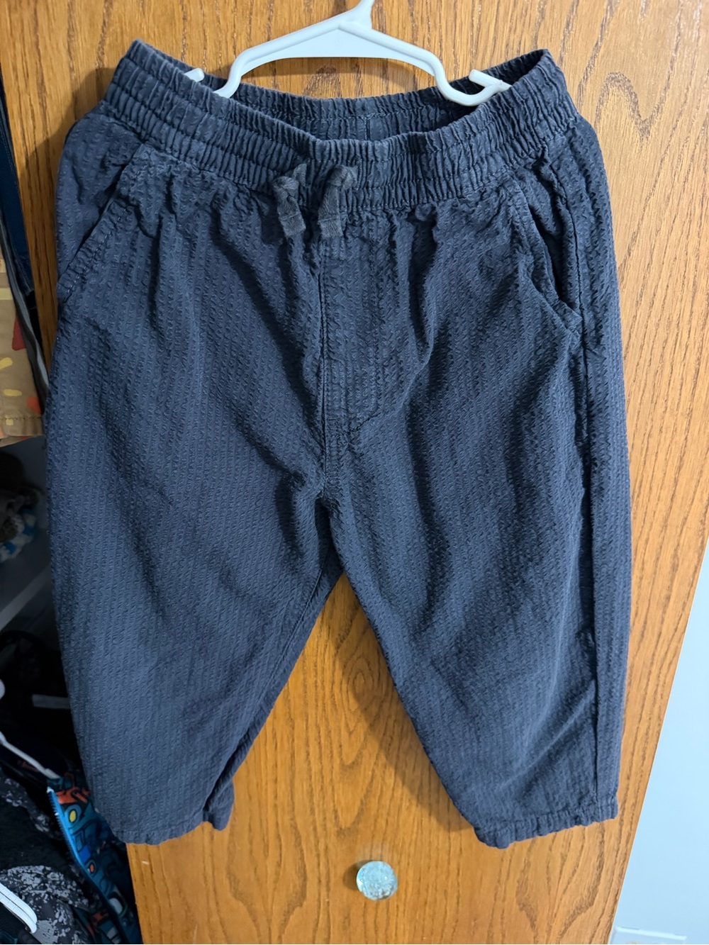 next Navy Blue Elastic Waist Jogger Pants for Kids